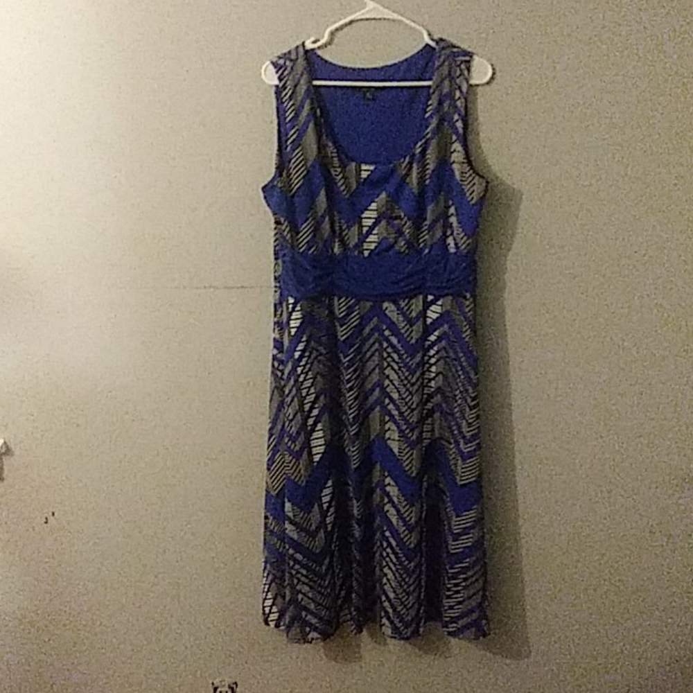 Blue dress
